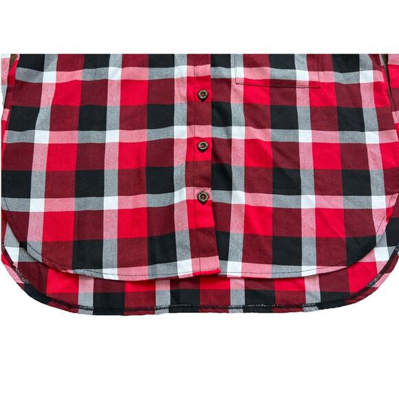 Dixxon Flannel Co Womens Shirt Medium Form & Function Red Plaid Mr. Horsepower - Picture 11 of 12
